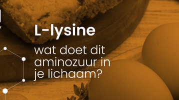 L-lysine: wat doet dit aminozuur in je lichaam?
