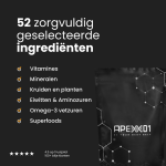 Apexx01 een hoogwaardig all-in-one supplement