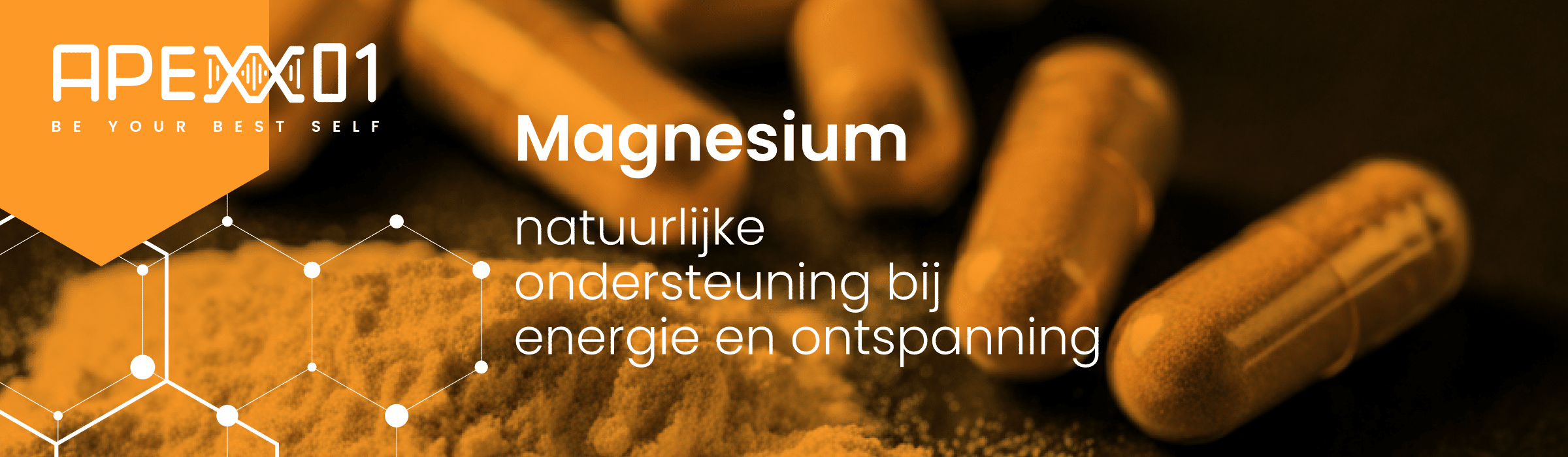 Header van blog Magnesium: natuurlijke ondersteuning bij energie en ontspanning